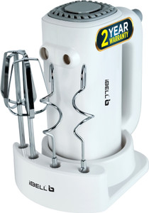 iBELL 350 W White Hand Blender (HM350 Hand Mixer, 350 Watt Electr