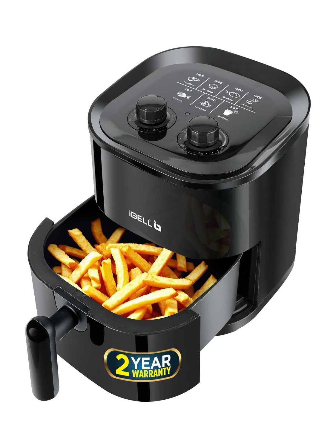 iBELL AEROFRY422M 4.2L Air Fryer Fry, Grill, Roast Bake, Non-Stic
