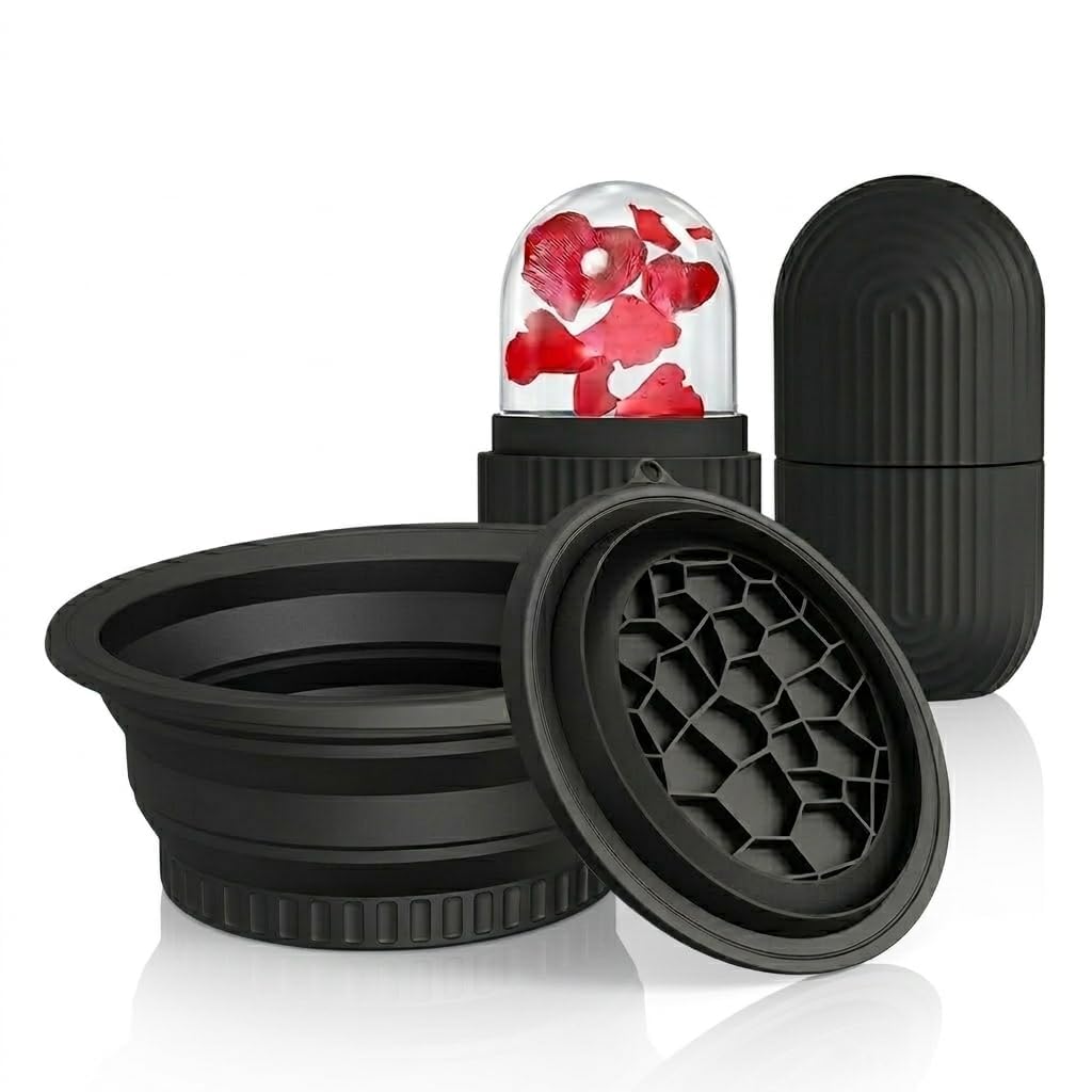 Ice Roller with Face dip Bowl & Facial Icing
