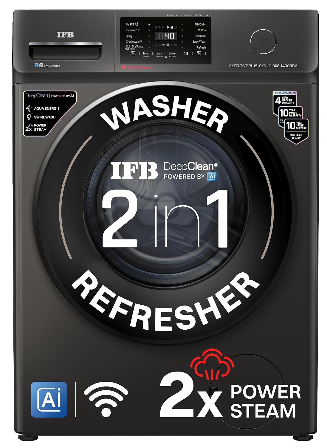 IFB 11 Kg 5 Star Front Load Washing Machine (EXECUTIVE PLUS OXN 1114)