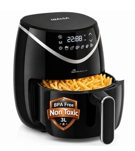 Inalsa Nutri Fry Digital, 1200W, Touch Screen, Bake, Roast, Reheat Air Fryer 3L (Lowest)