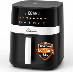 inalsa Tasty Fry 5.5L, 1400W Air Crisp Technology Air Fryer