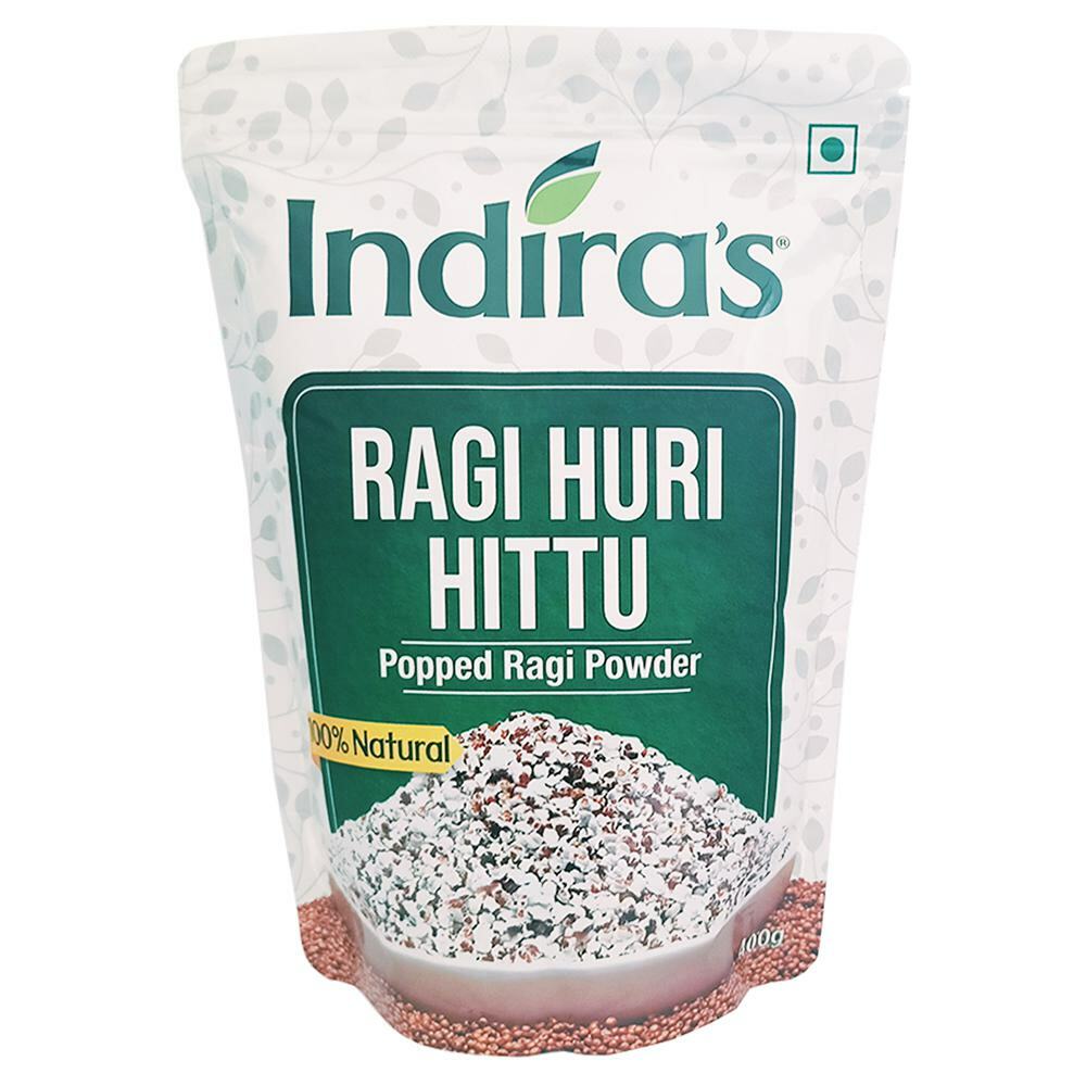 Indira's Ragi Huri Hittu 400 g at Rs. 22 in jiomart