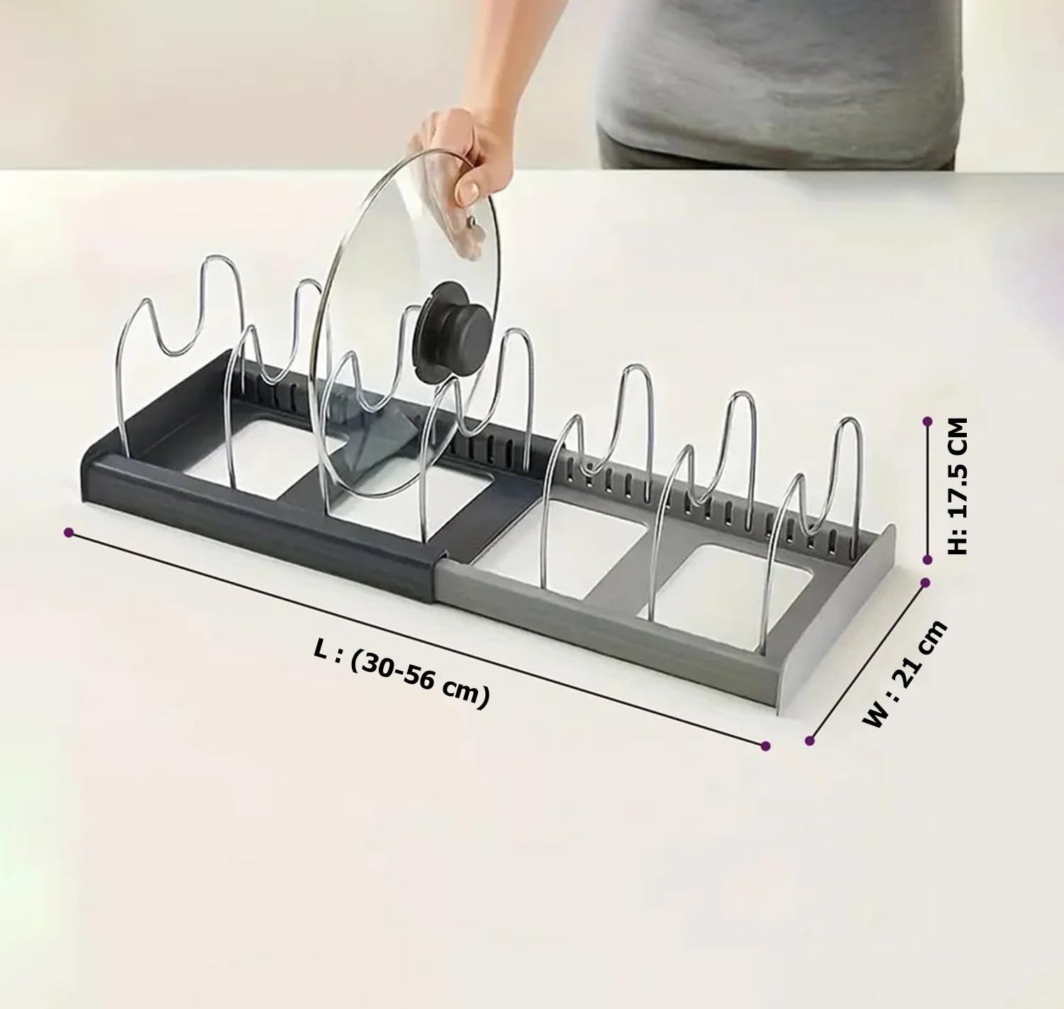 INOVERA (LABEL) Expandable Dish Rack for Kitchen