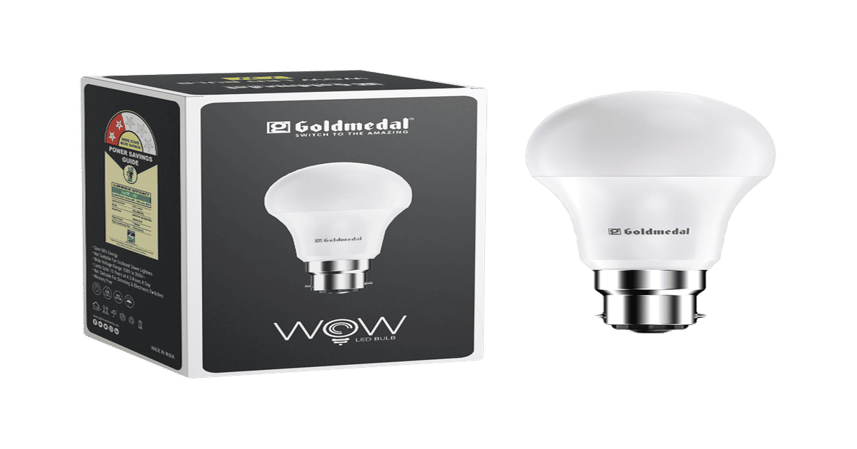Instamart: Goldmedal Wow 9W LED Bulb at 82% OFF (Location Specific)