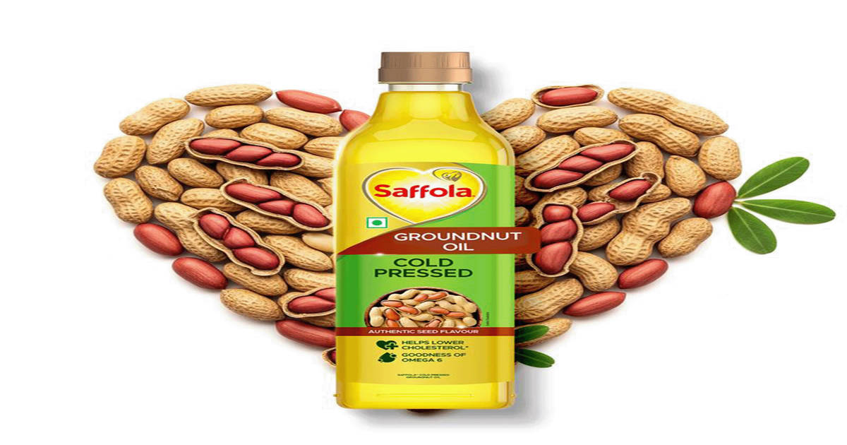 Instamart - Saffola Cold Pressed Groundnut Oil | 100% Cold Pressed Groundnut Oil 1L x 2