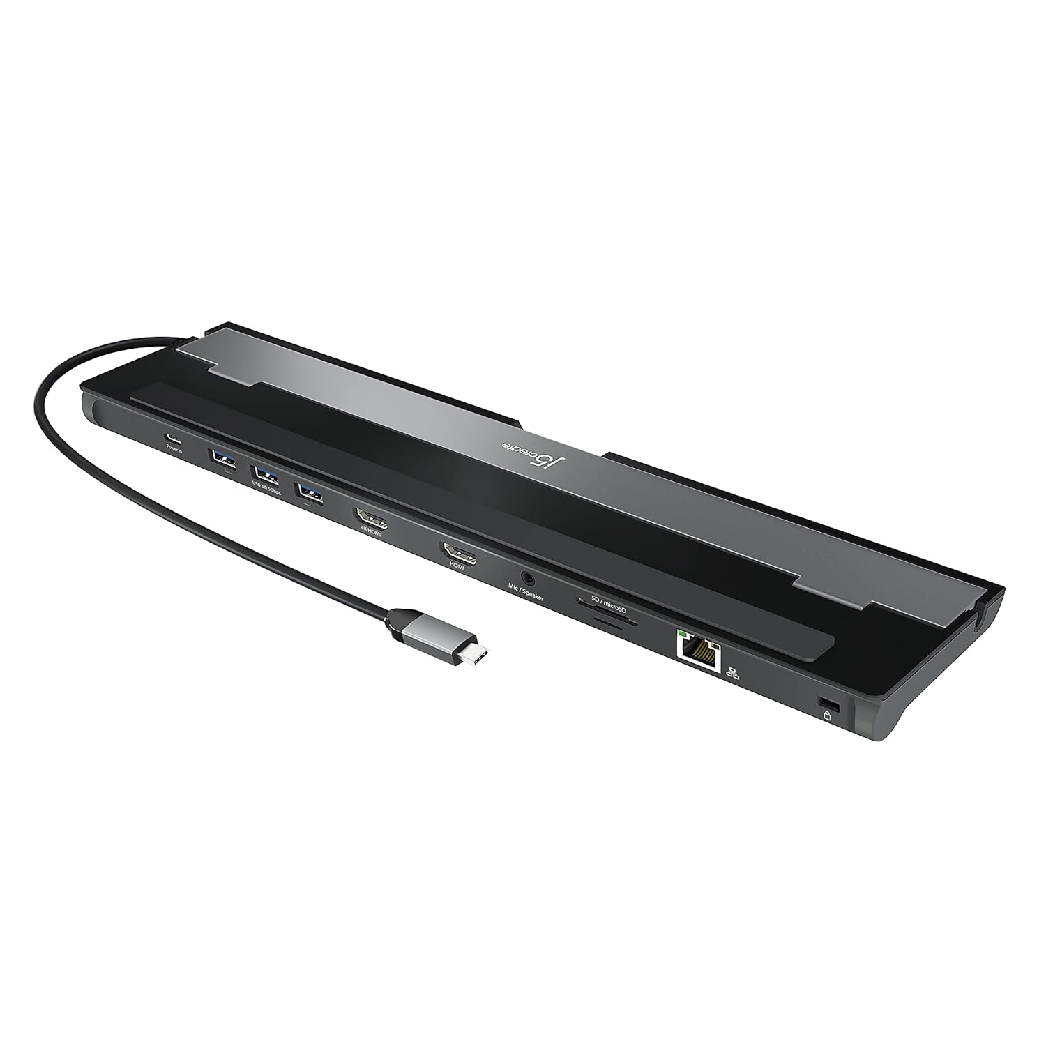 j5create USB-C Dual HDMI Docking Station (10-in-1)