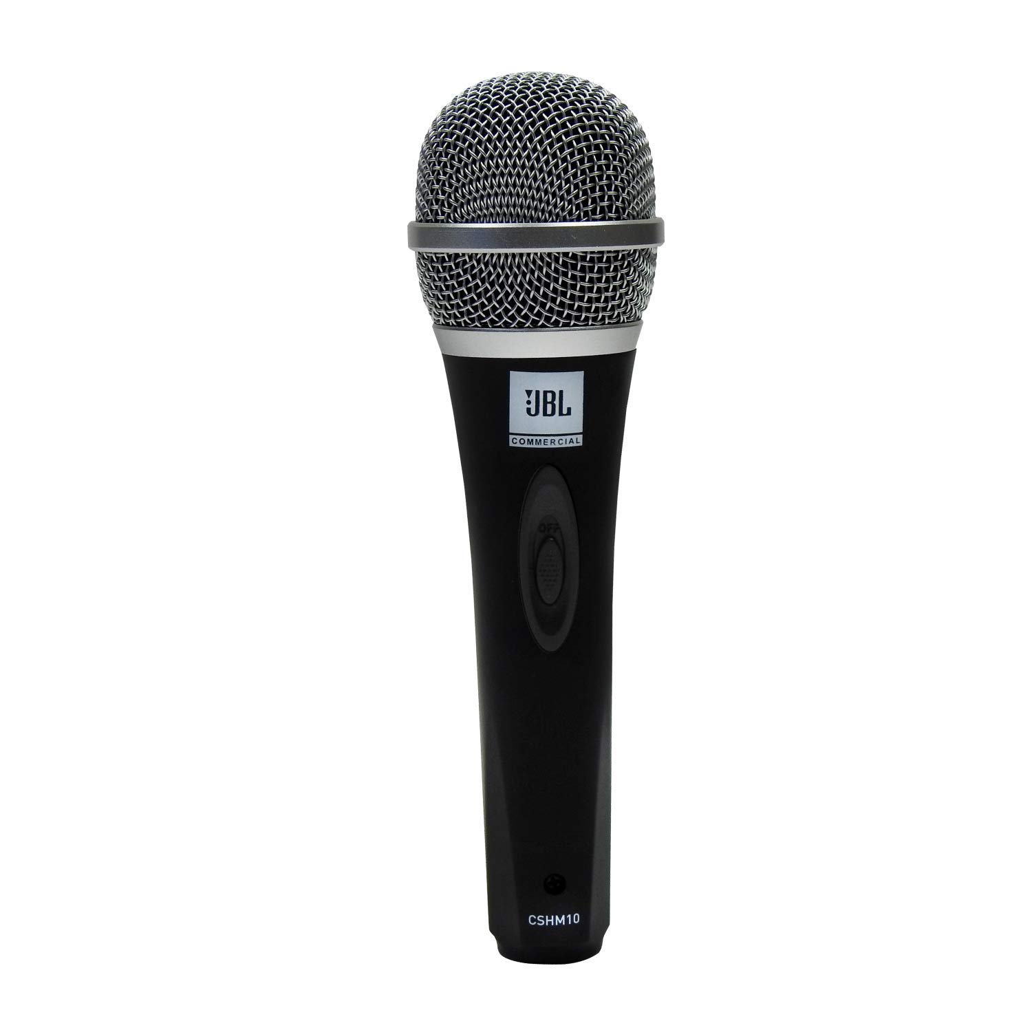 JBL Commercial CSHM10 Handheld Dynamic Unidirectional Microphone with On/Off Switch - XLR Output (Cable Not Included)