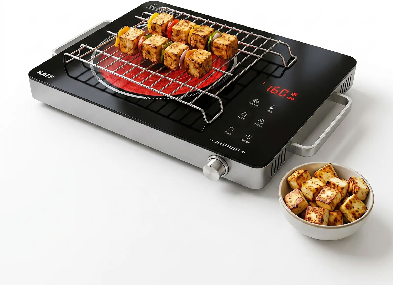 Kaff 2200 W Induction Cooktop Touch Panel (Black, TIR36)