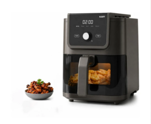 Kaff KFR5 1500 W | Rapid Air Technology for even distribution of heat and faster cooking |Touch control | 5 Preset Menu