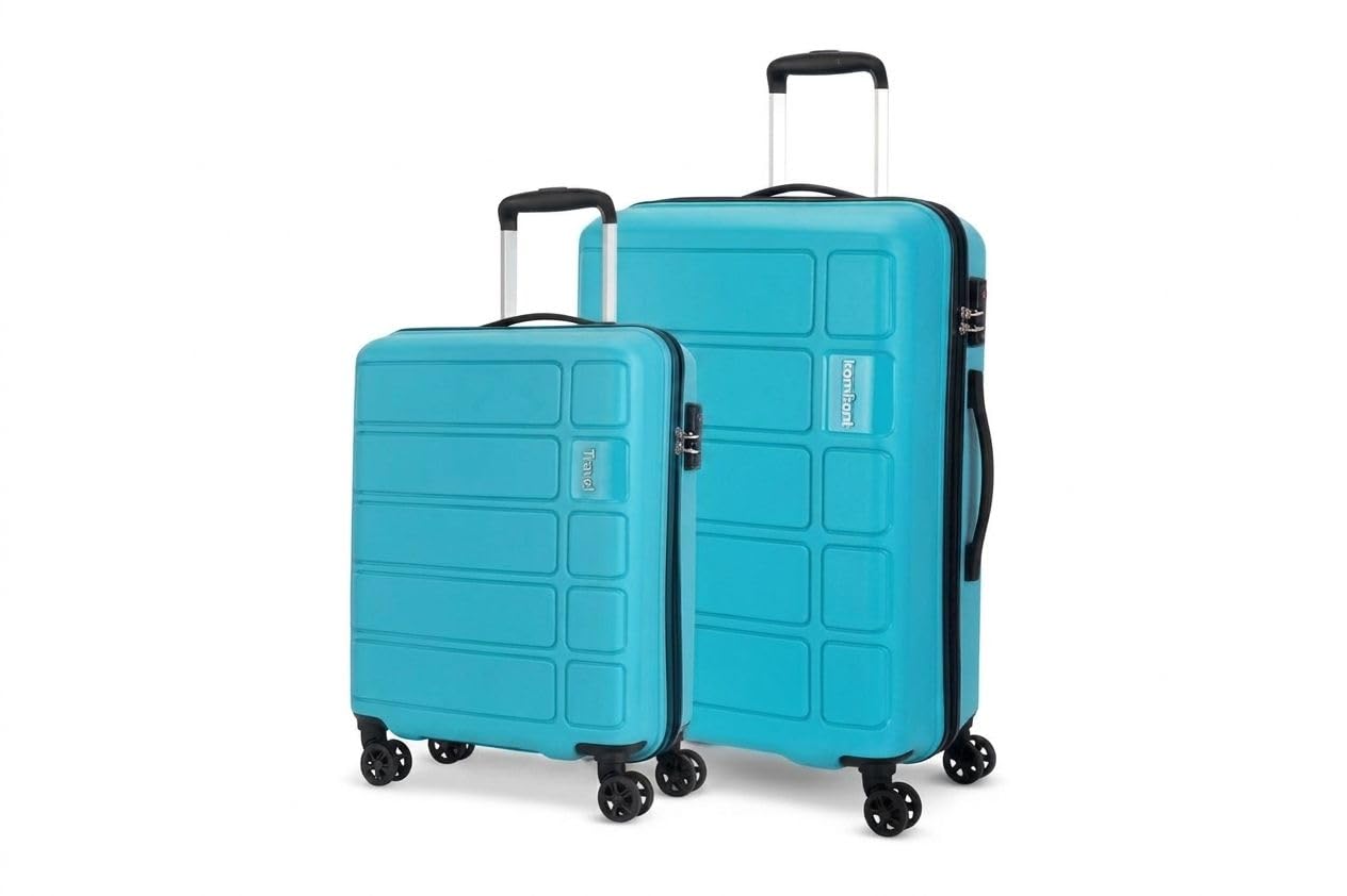 Kamiliant by American Tourister 2 Pc Harrier Edge 8W Set 56 Cm & 68 Cm - Small & Medium Polypropylene(PP) Hardside 8 Whe