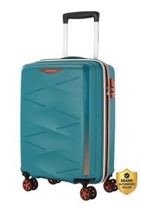kamiliant by American tourister Small Cabin Suitcase (55 cm) 4 Wheels - Combination Lock-Triprism colourburst - Green