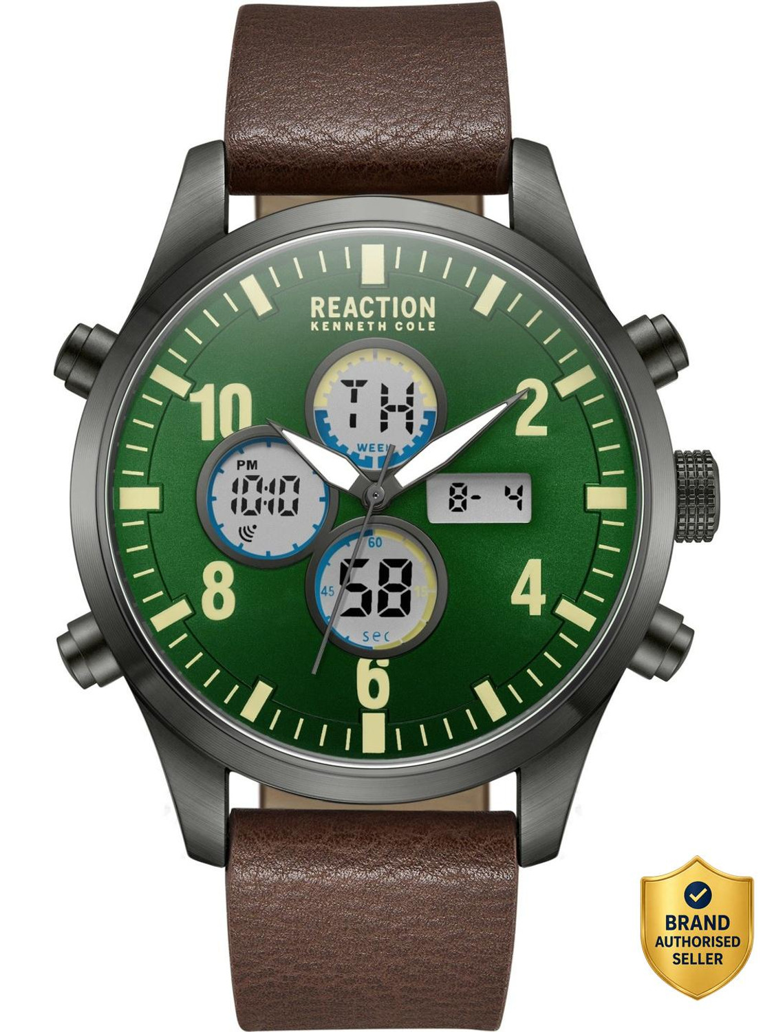 Kenneth Cole Reaction Analog-Digital Watch - For Men KRWGD2191806