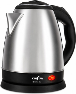 Kenstar Estella 2.0 Electric Kettle (2 L, Steel Finish)