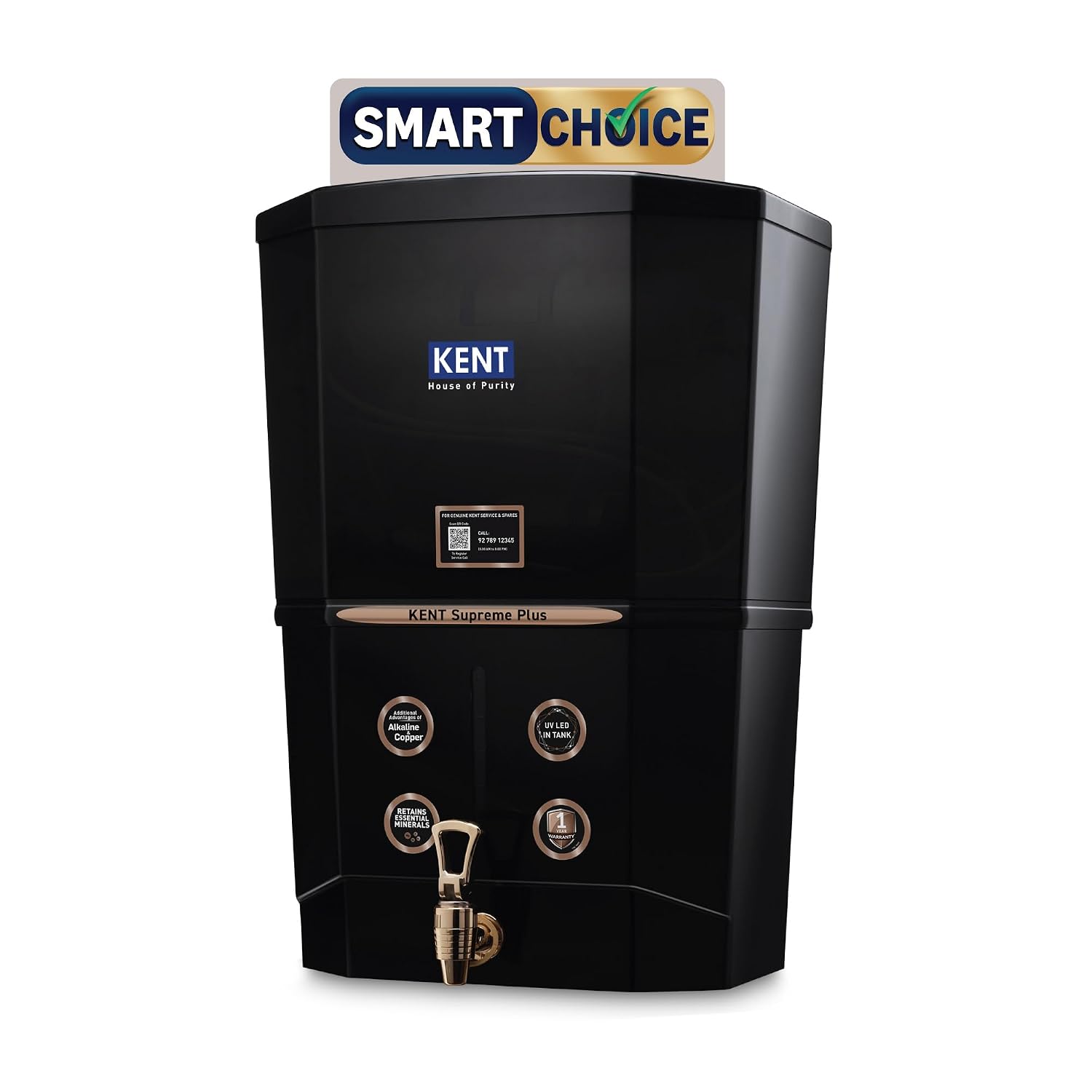 KENT Supreme Plus Alkaline+Copper RO Water Purifier | Smart Choice