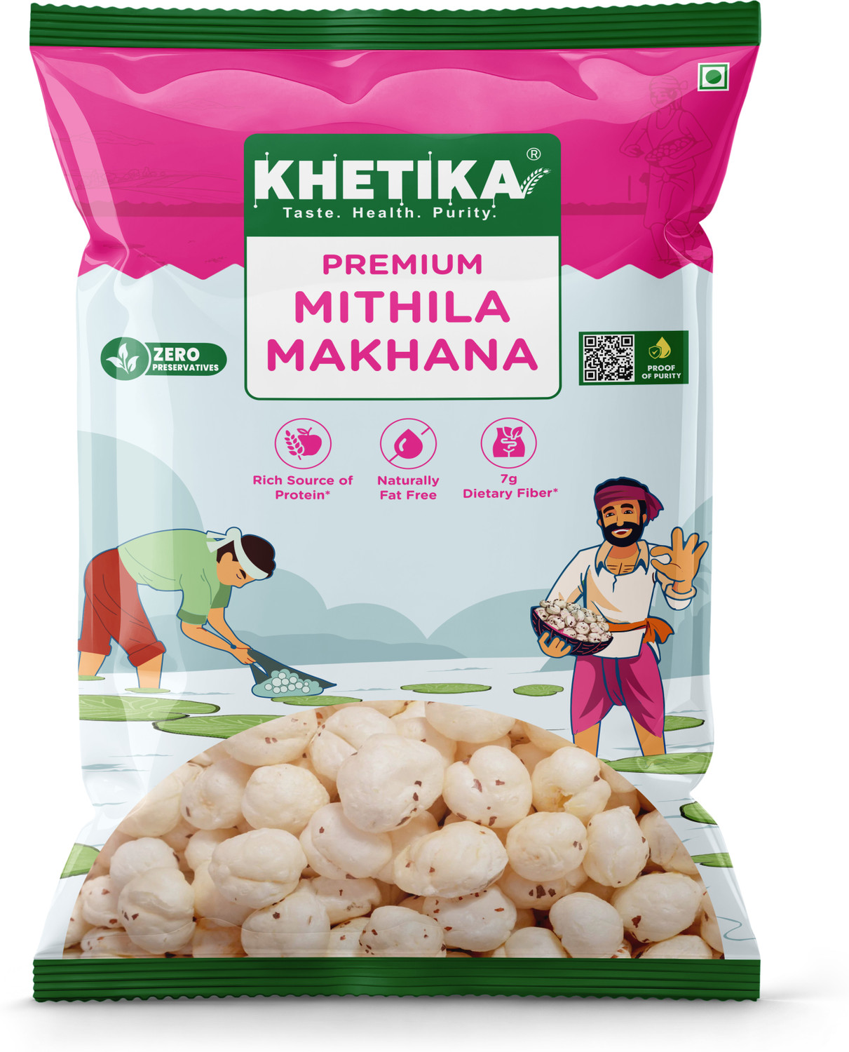 khetika Premium Makhana -100gram (location specific) minutes
