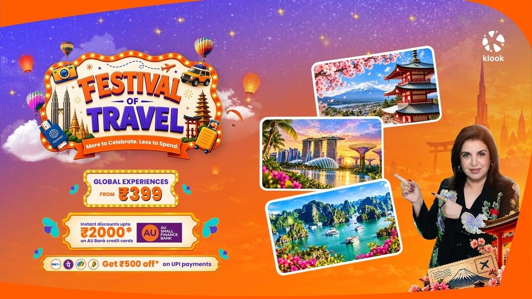 Klook Festival of Travel Sale - From Rs 399