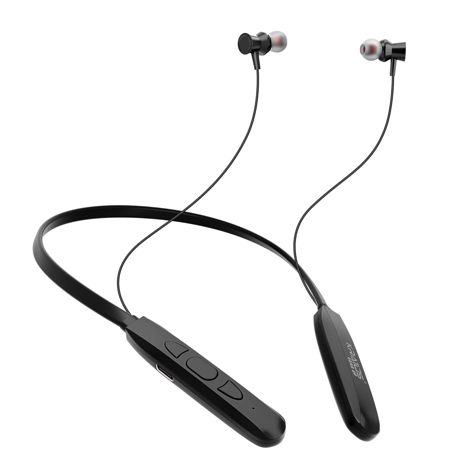 Kratos N1 Neckband Bluetooth Headphones with 30 Hours Playtime