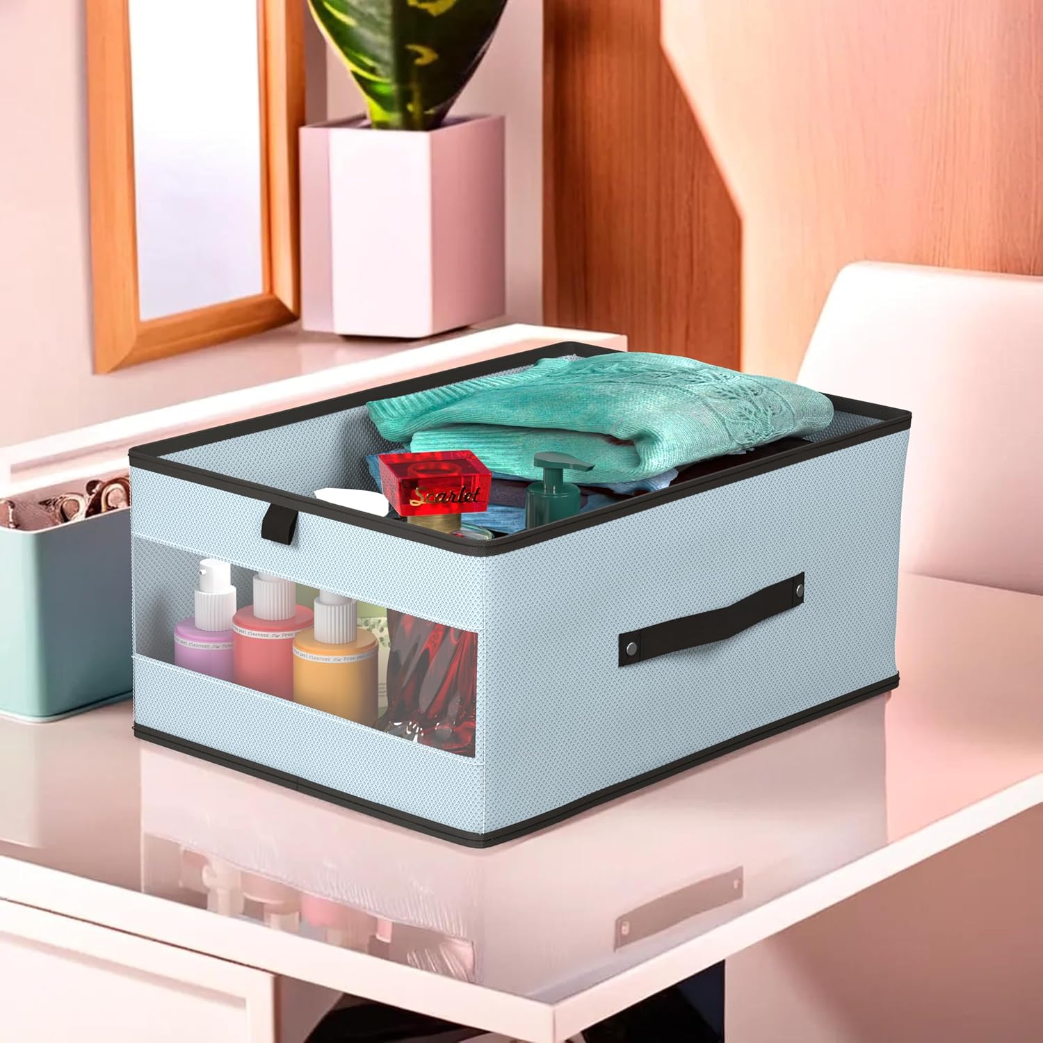 Kuber Industries Storage Box | Wardrobe Organizer | Foldable Storage Organizer