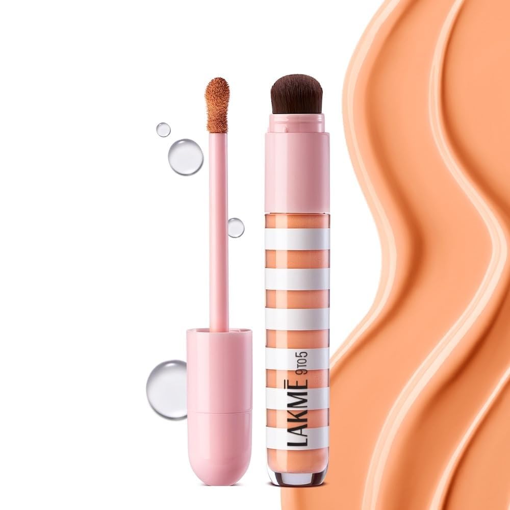 Lakme 9to5 Hya Beach Edit Colour Correcting + Brightening Concealer, SPF 40, Rich 6, 6 ml 62% off