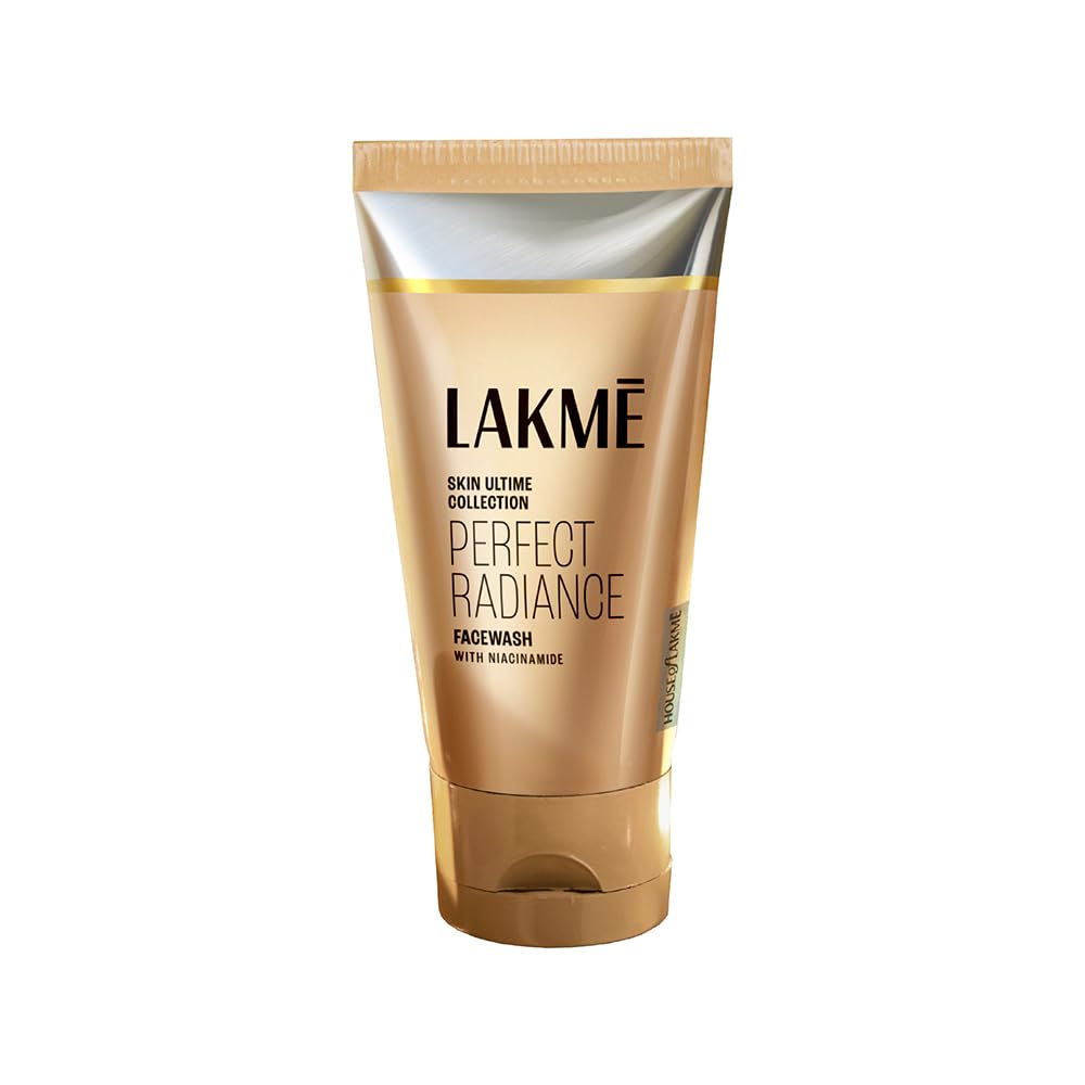 Lakme Perfect Radiance Brightening Facewash with 98% Pure Niacinamide Complex | For Glowing Skin with Glycerin | Known t
