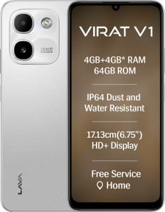 LAVA Virat V1 (Himalayan Silver, 64 GB) (4 GB RAM)