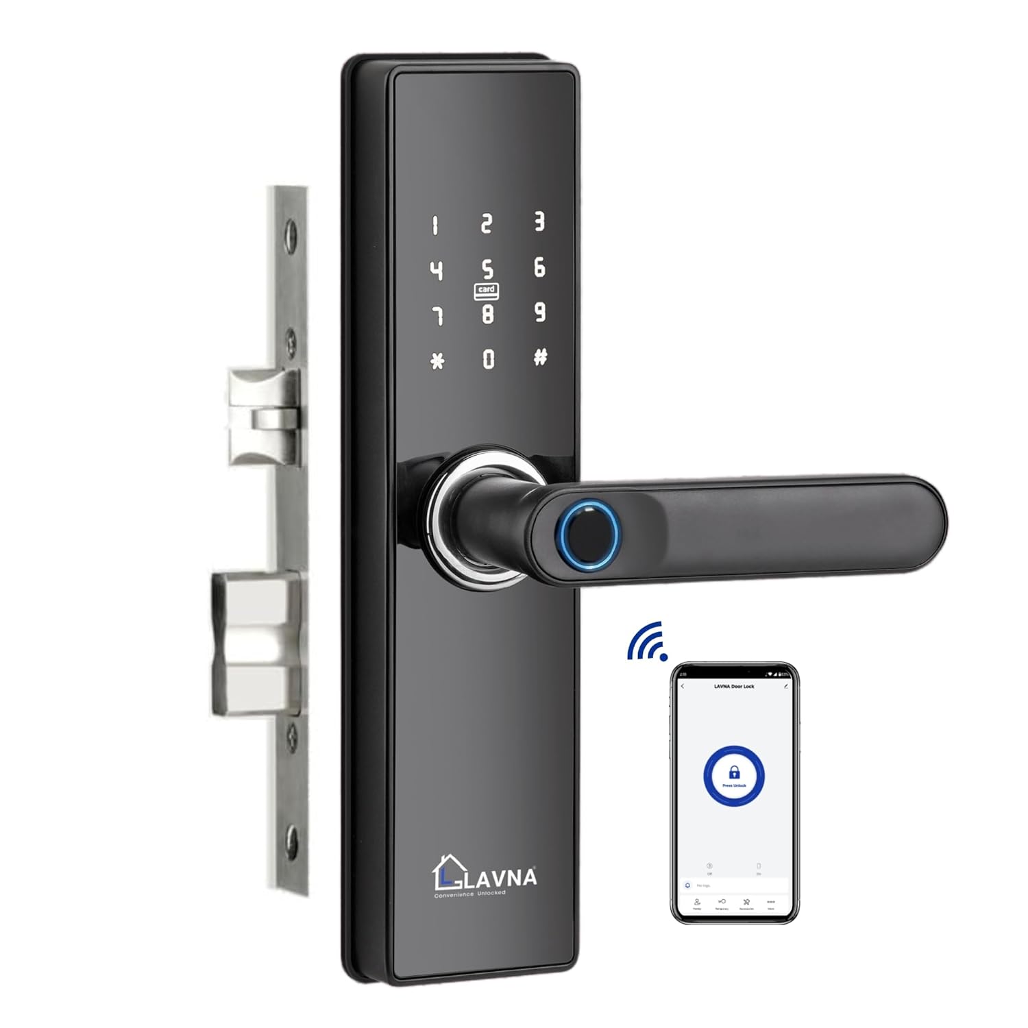 LAVNA Smart Wi-Fi Door Lock | 7 Way Unlock