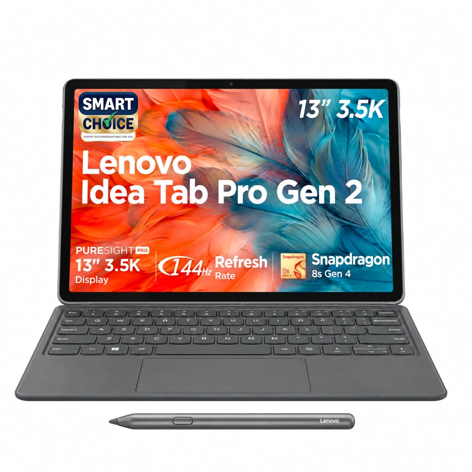 Lenovo Idea Tab Pro Gen 2 (Smartchoice) with Pen Plus & Keyboard | 8GB, 256GB