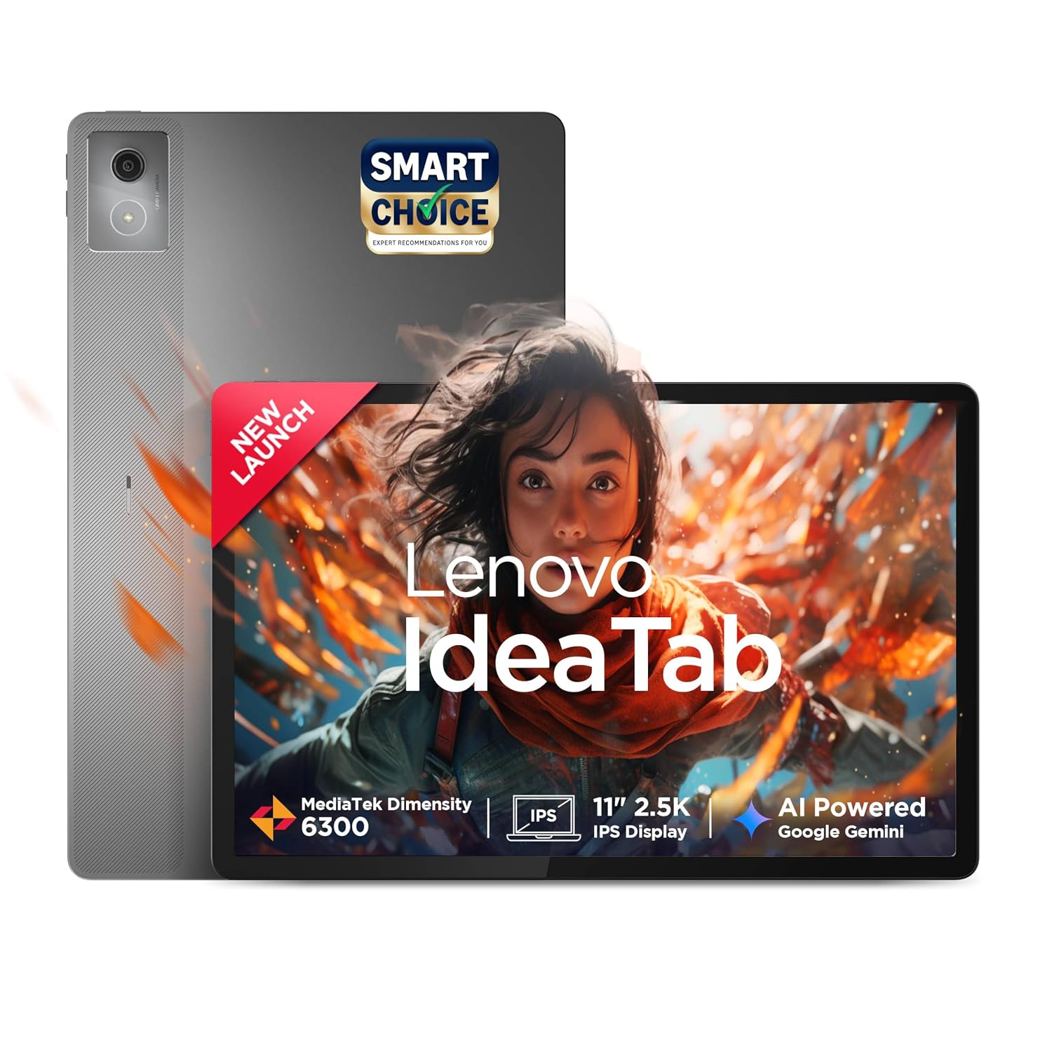 Lenovo Idea Tab Smartchoice |11-inch 2.5K Clear Display, 90Hz Refresh Rate, 8GB RAM, 256GB ROM