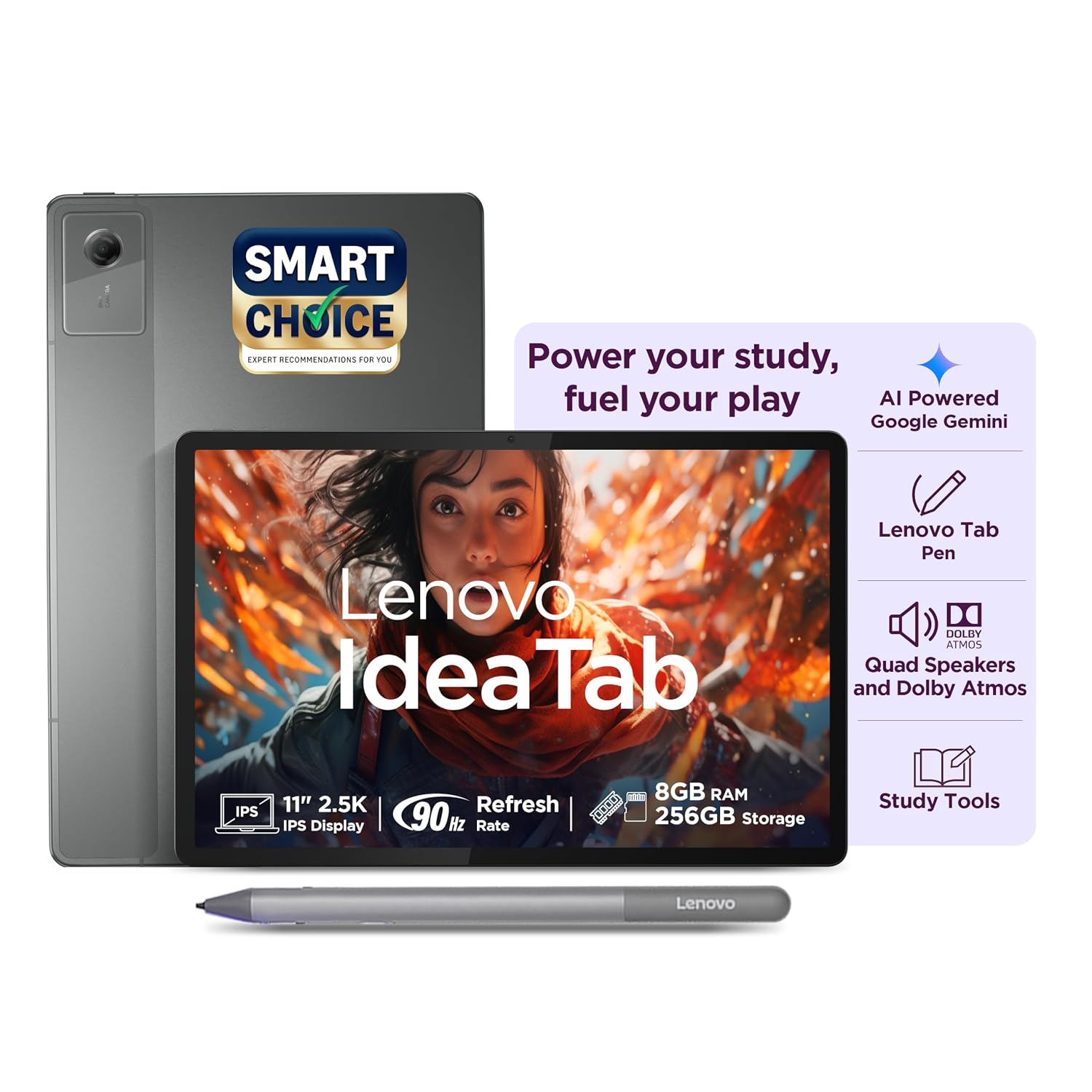 Lenovo Idea Tab Smartchoice with Pen|Wi-Fi| 11 Inch, 2.5K Display
