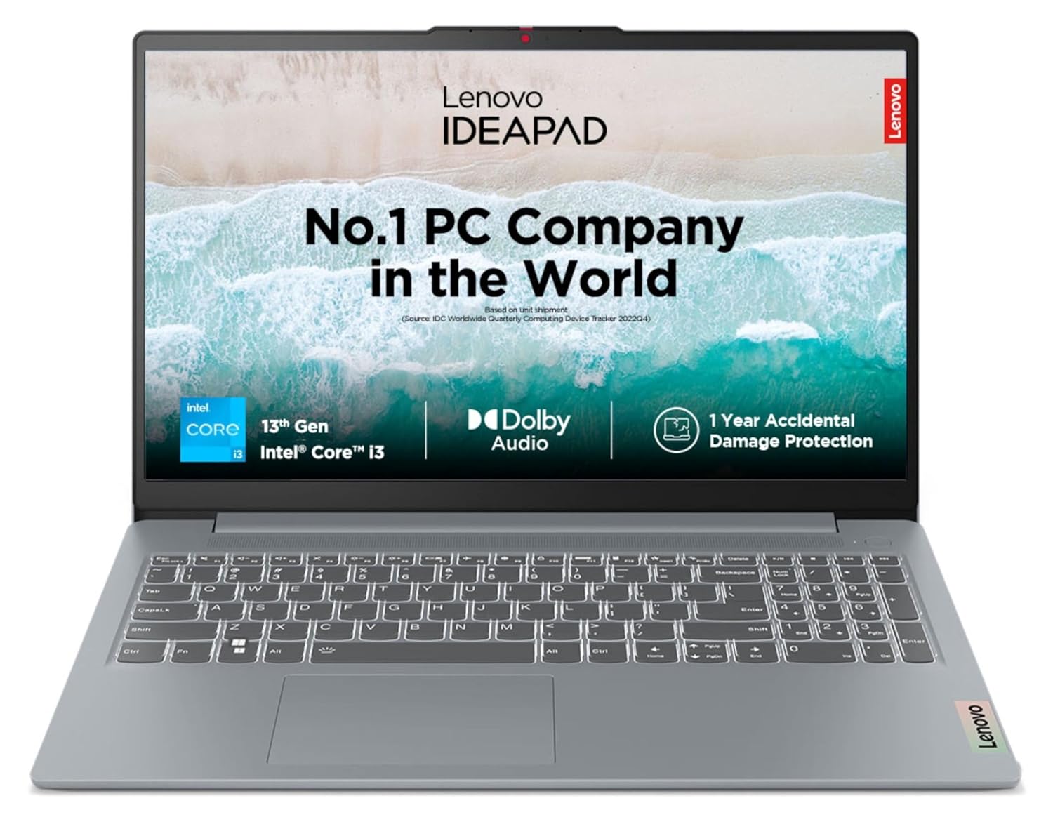 Lenovo IdeaPad Slim 3 13th Gen Intel Core i3-1315U 15.6" (39.6cm) FHD (8GB RAM/512GB SSD/Backlit Keyboard) Laptop