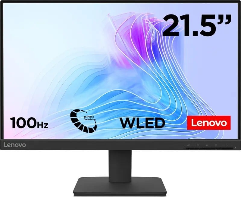 Lenovo L Series 55.88 cm (22 inch) Full HD LED Backlit IPS Panel Monitor