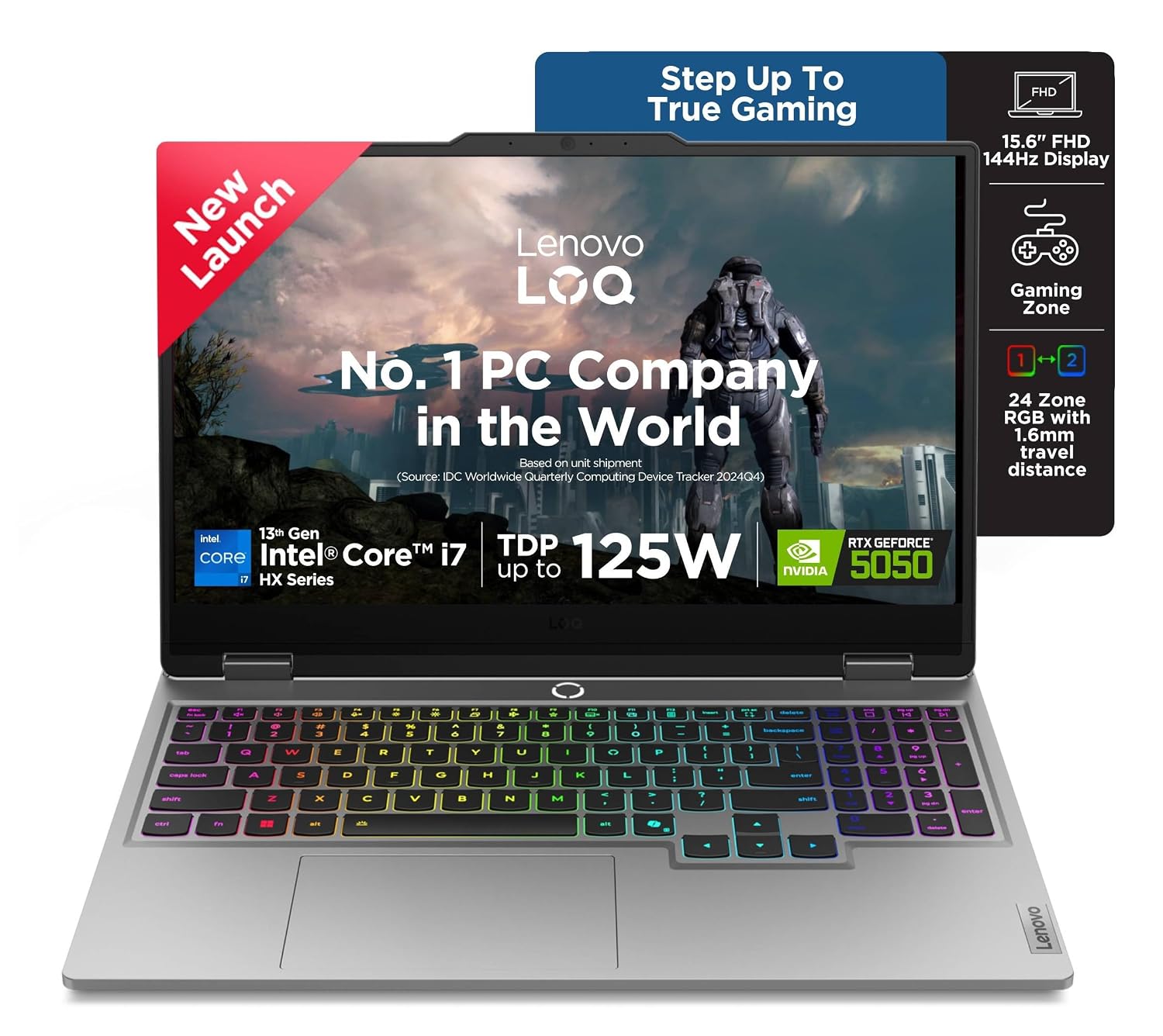 Lenovo LOQ 2025, Intel Core i7-13645HX, 13th Gen, NVIDIA RTX 5050 8GB, 16GB RAM Laptop