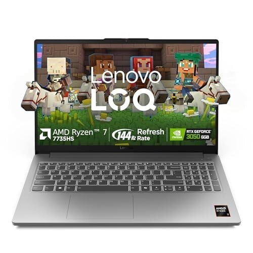 Lenovo LOQ Essential AMD Ryzen 7 7735HS | NVIDIA RTX 3050 6GB (16GB RAM/512GB SSD) Gaming Laptop