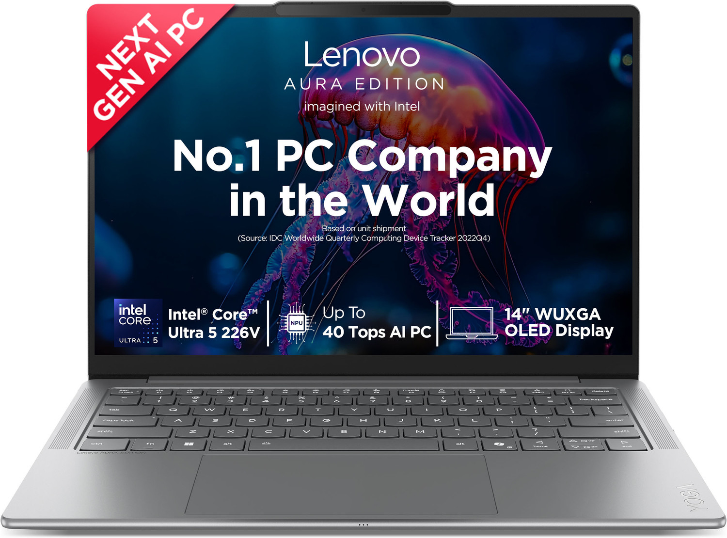 Lenovo Yoga Slim 7 Aura Edition OLED Display Intel Core Ultra 5 226V - (16 GB/512 GB SSD/Windows 11 Home)