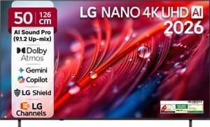 LG 126 cm (50 inch) Ultra HD (4K) LED Smart WebOS TV