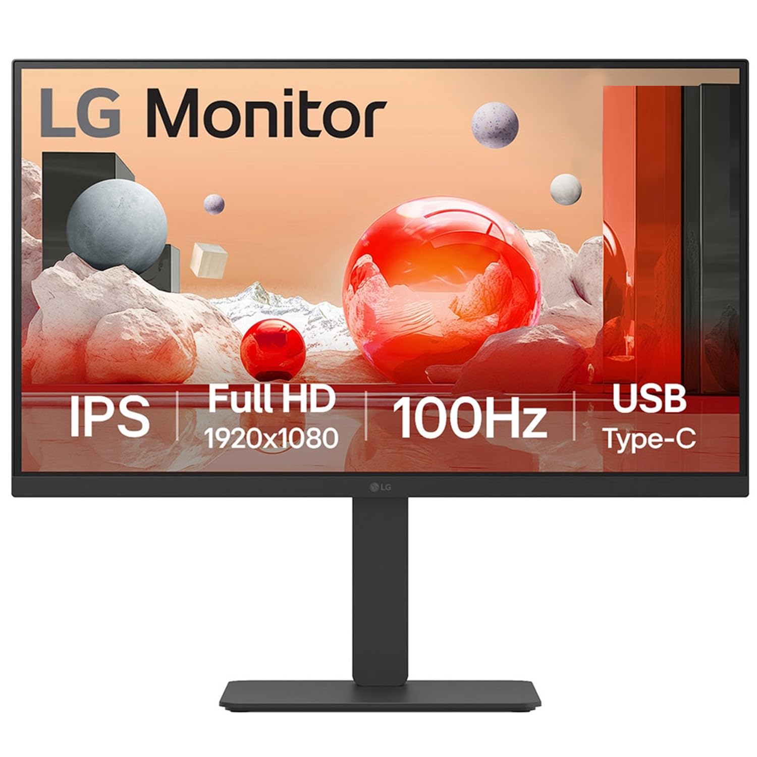 LG 27BA650 IPS Full HD (1920 x 1080) Monitor, 27", 100Hz, DP, HDMI, USB-C with PD65W