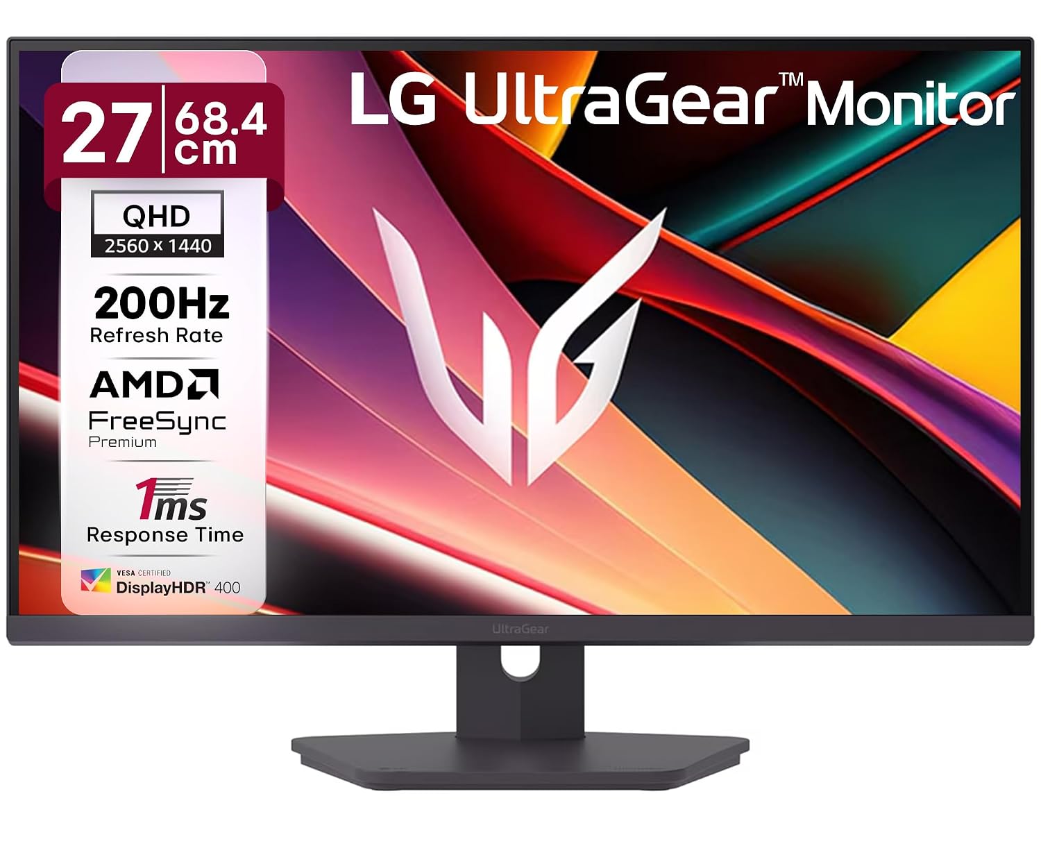 LG 27G610A 68.4 cm (27 Inch) Ultragear QHD (2560x1440) IPS Gaming Monitor, 1ms (GtG)