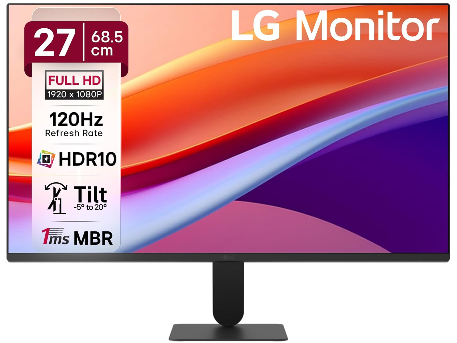 LG 27U411A-BD 68.5 cm (27 Inch) FHD (1920x1080) IPS Monitor, 1ms(MBR), 120Hz