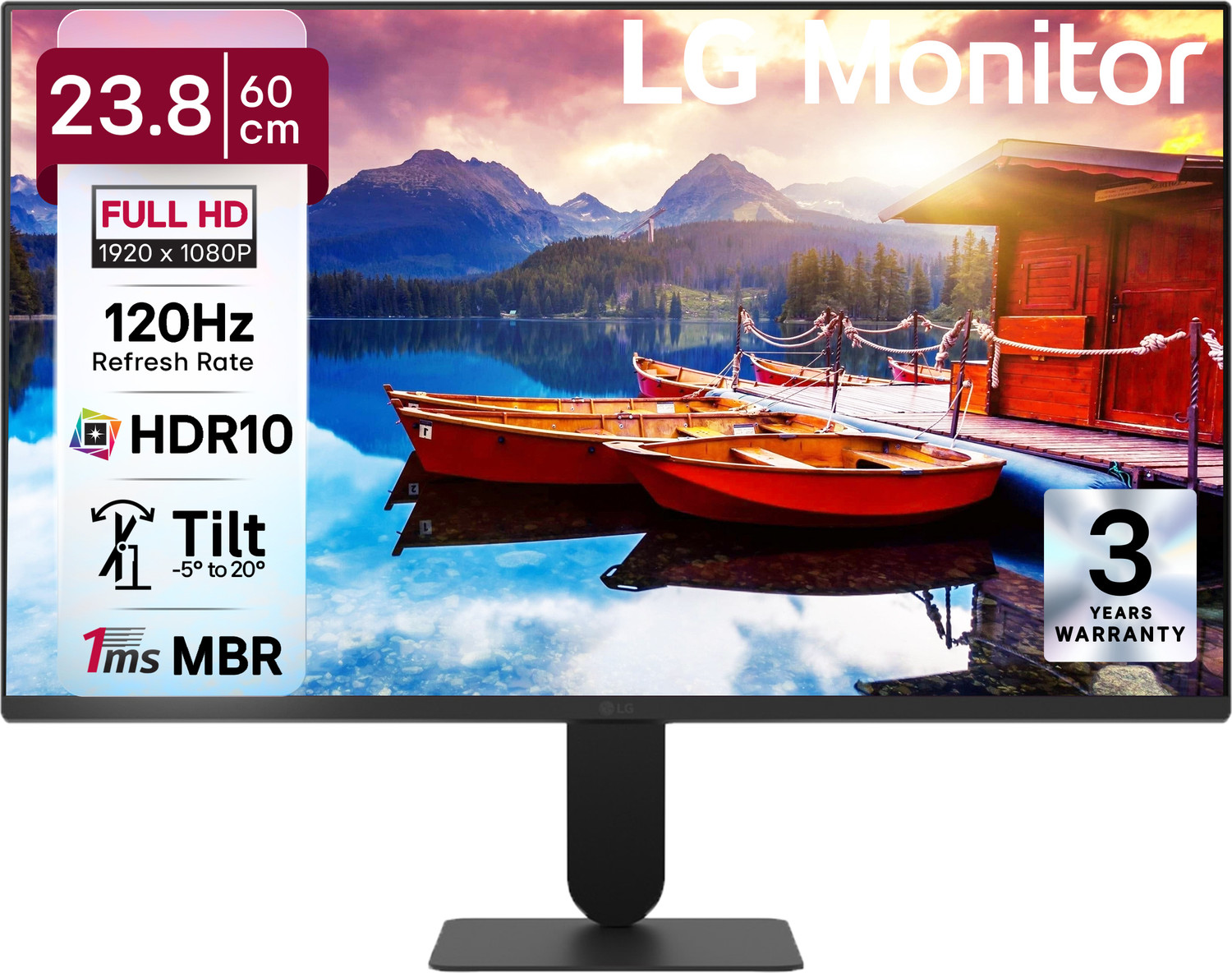 LG 68.0 cm (27 inch) Full HD LED Backlit IPS Panel (1 ms, 120 Hz)