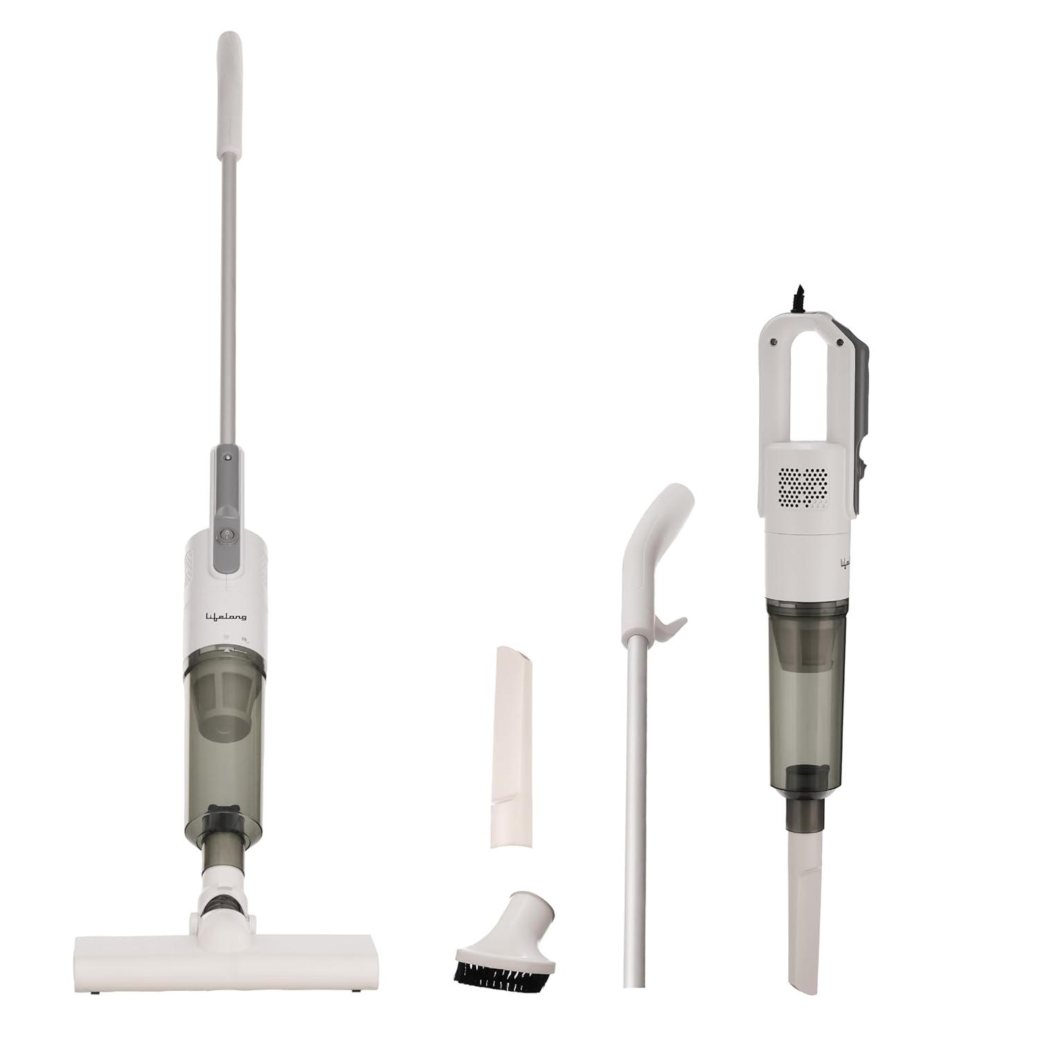 Lifelong 2-in-1 Handheld & Stick Vacuum Cleaner | 14KPA Suction, HEPA Filter & 3 Cleaning Heads (LLVC922)