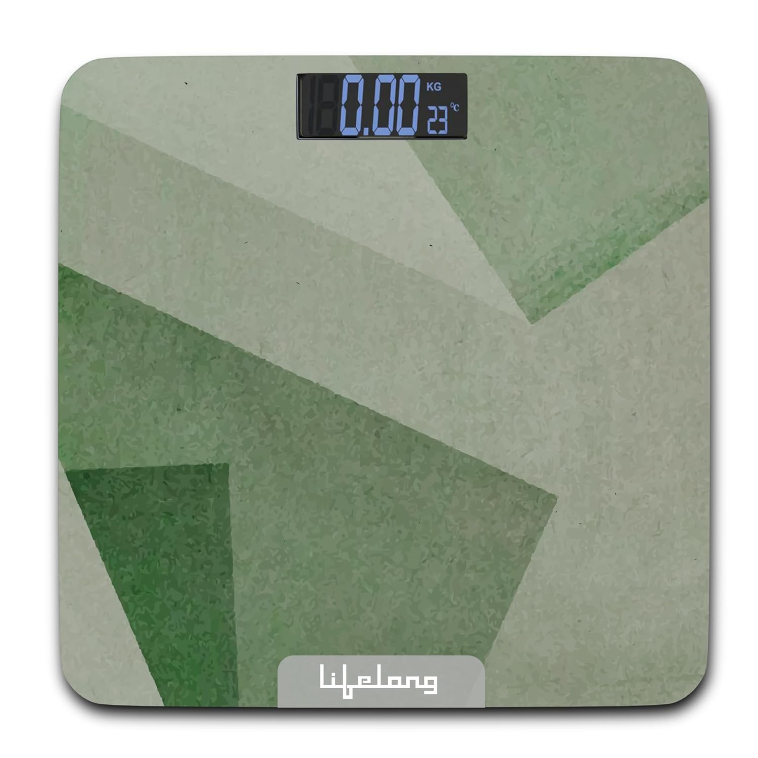 Lifelong Weighing Machine with Backlit LCD Panel |Digital Weight Machine for Body Weight|Thick Tempered Glass with LCD D