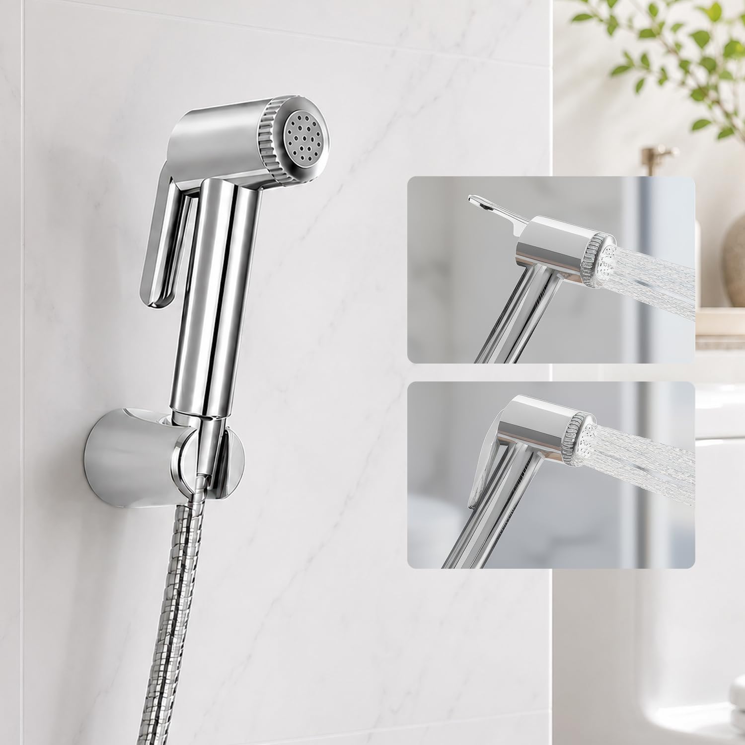 LIMITED 40% Coupon on Amazon Basics Health Faucet Set - Premium ABS Jet Spray Gun with 1.5M SS Pipe for Toilet