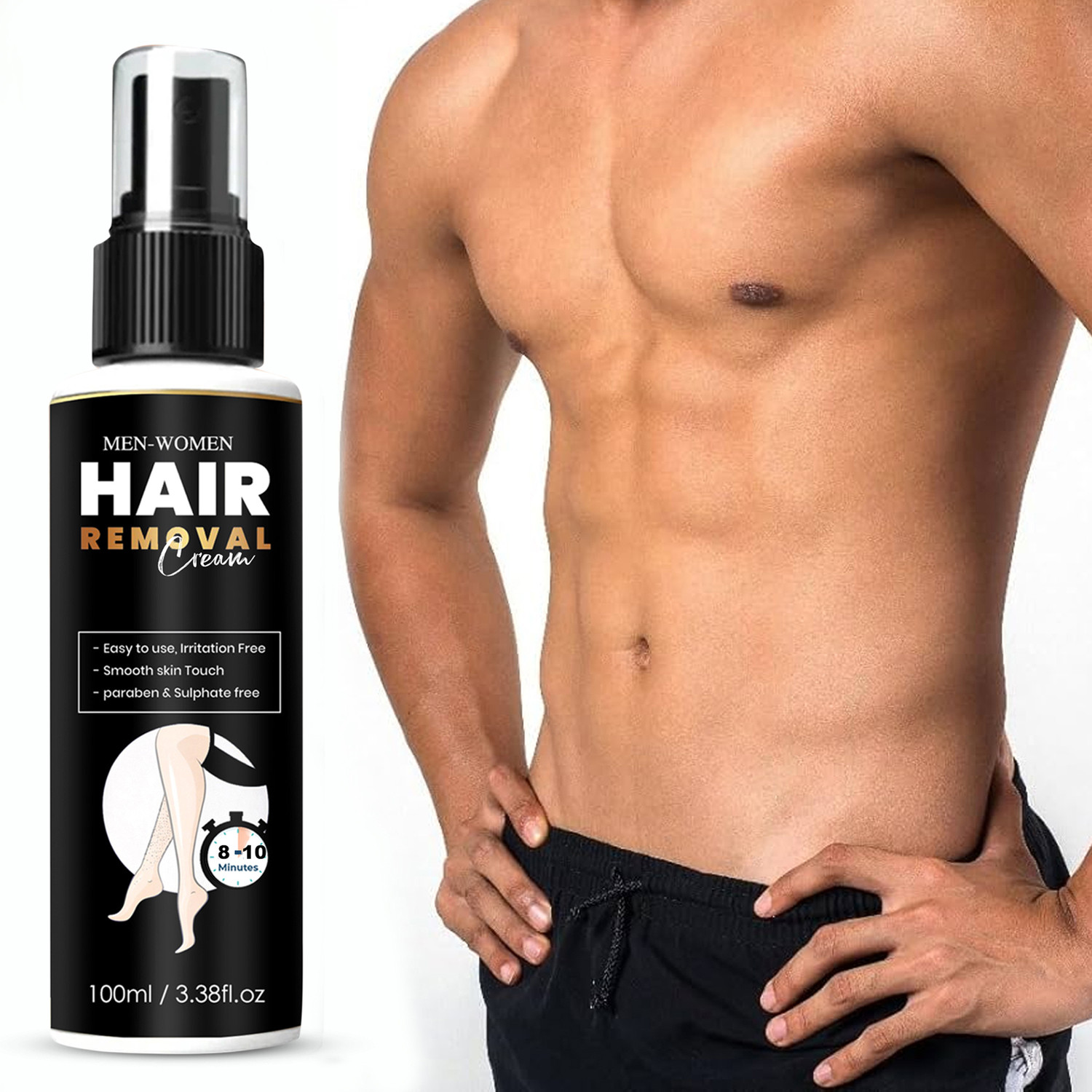 Lionique Hair Removal Cream /Spray for Body Private Part