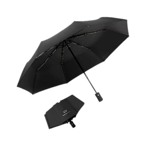 (liveshop) Flipkart Umbrella - 3 Fold with Auto Open/Close Travel | Man, Woman & Child 8-Ribs