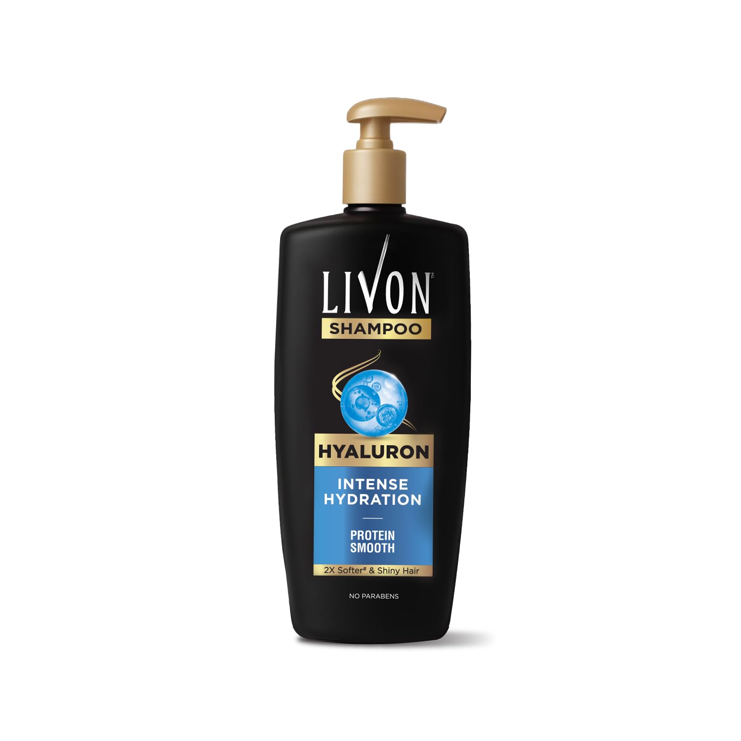 Livon Hyaluron Shampoo for Women & Men | Hydrates Dry & Dull Hair 650ml
