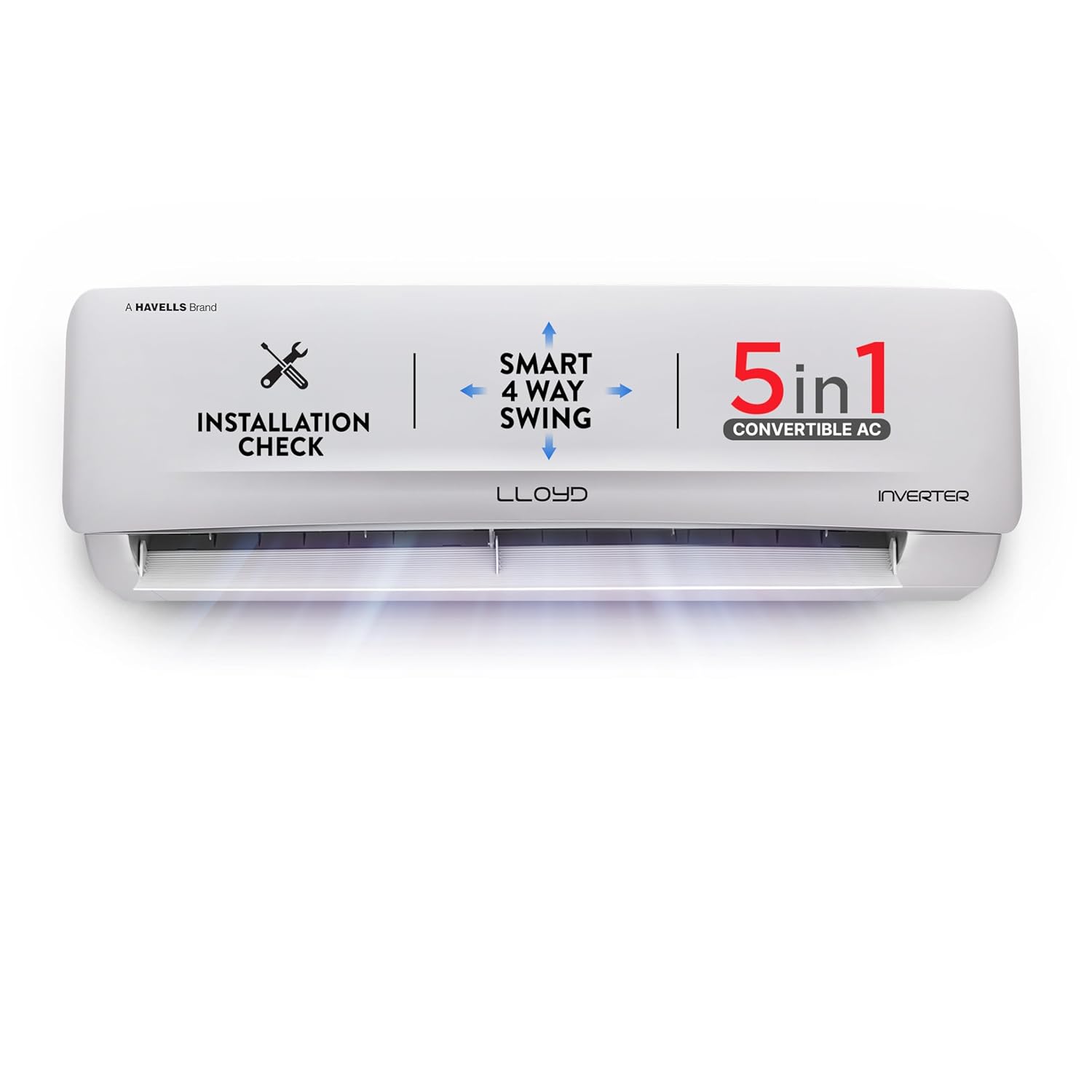 Lloyd 1 Ton 3 Star Inverter Split AC GLS12I3FWSEA