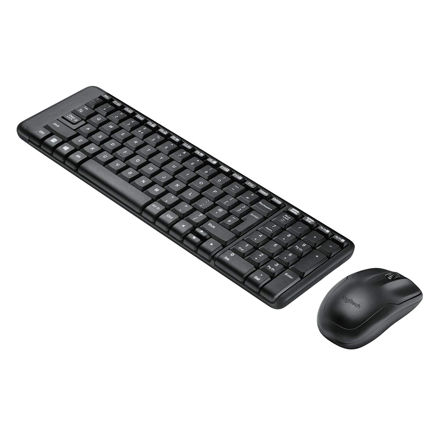 Logitech MK215 Wireless Keyboard and Mouse Combo for Windows, 2.4 GHz Wireless, Compact Design, 2-Year Battery Life(Keyb