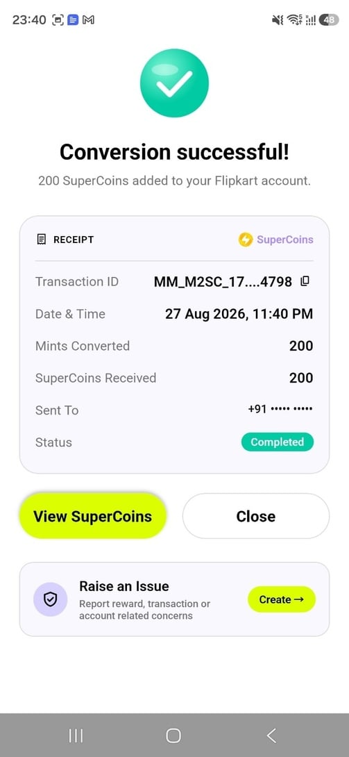 Easy Rs. 140 Amazon Voucher / 70 Accor Points via MyMints, SuperCoins & Maximize Trick