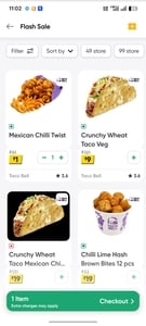 LOOT LIVE | Swiggy Dineout : Taco Bell at Just Rs. 1